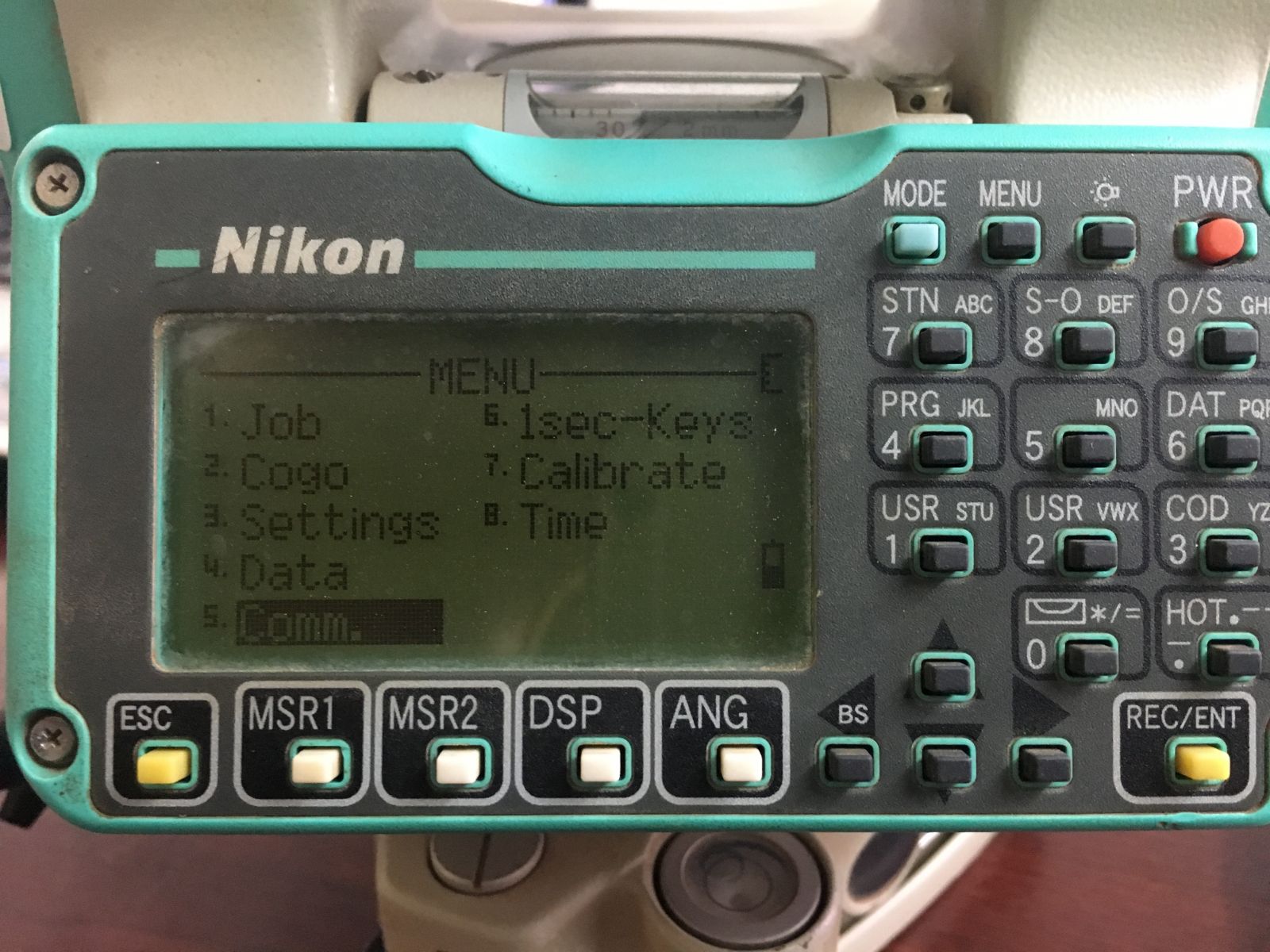 Hướng dẫn trút số liệu sang máy toàn đạc Nikon